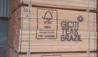 FSC Teak Lumber, First grade, AD